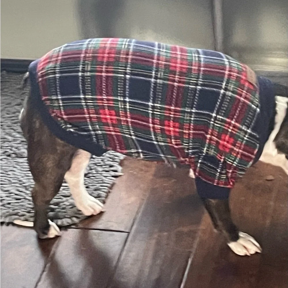 🐾🐾🐾3 for 12$🐾🐾🐾Eddie Bauer Tartan Dog Flannel Bodysuit - Red, Green, Navy